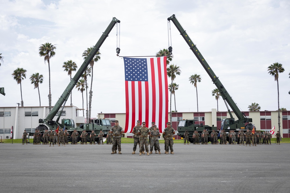 1st Landing Support Battalion. Change Of Command