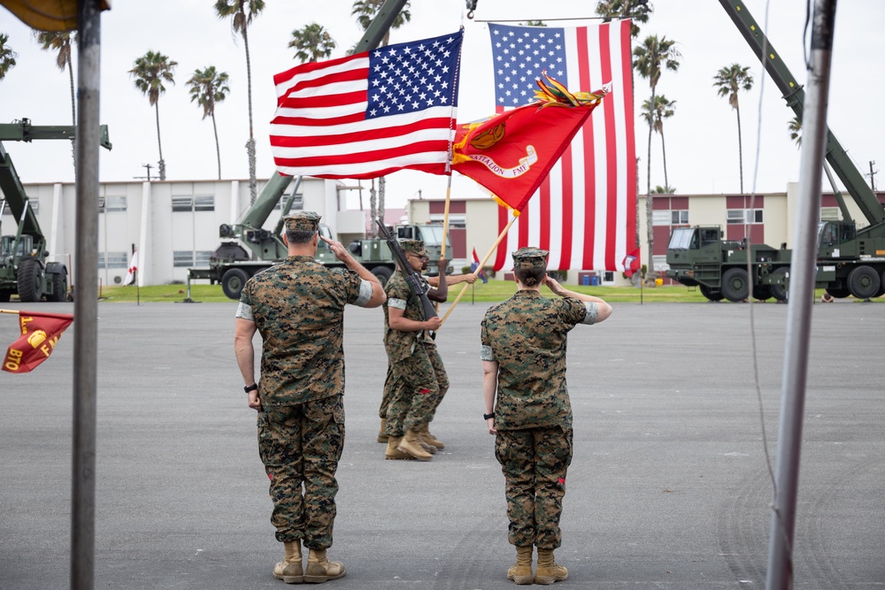 1st Landing Support Battalion. Change Of Command