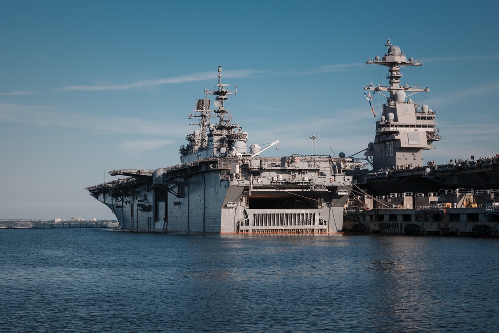 26th Marine Expeditionary Unit Supports George H.W. Bush Carrier Strike Group’s Composite Unit Training Exercise