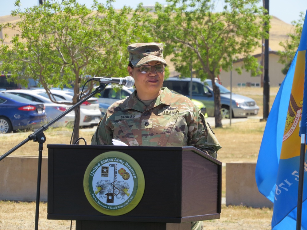 Parks Reserve Forces Training Area conducts Change of Command