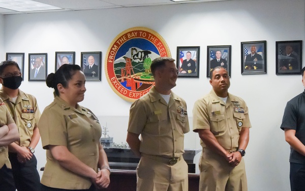 Rear Adm. Walker Visits NTAG Golden Gate