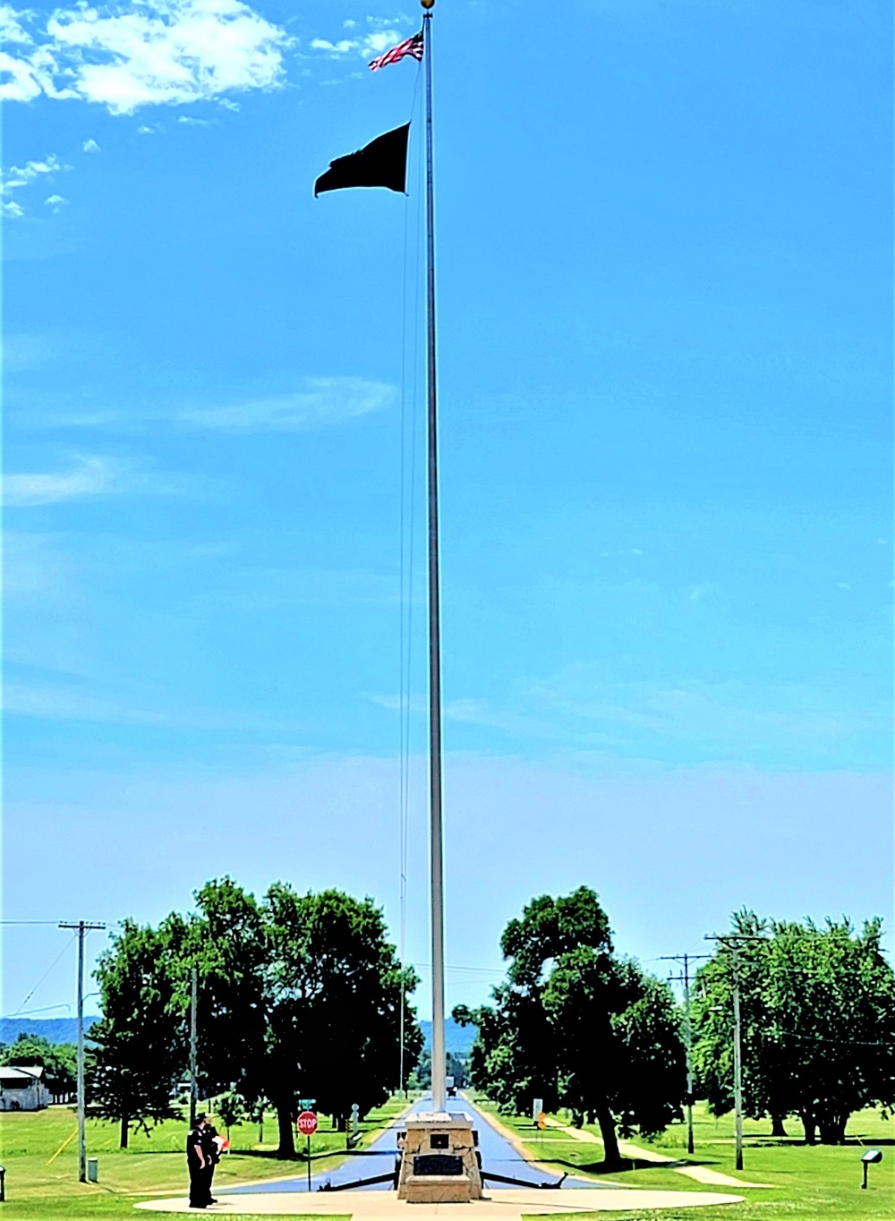 Fort McCoy police fly special flag for department