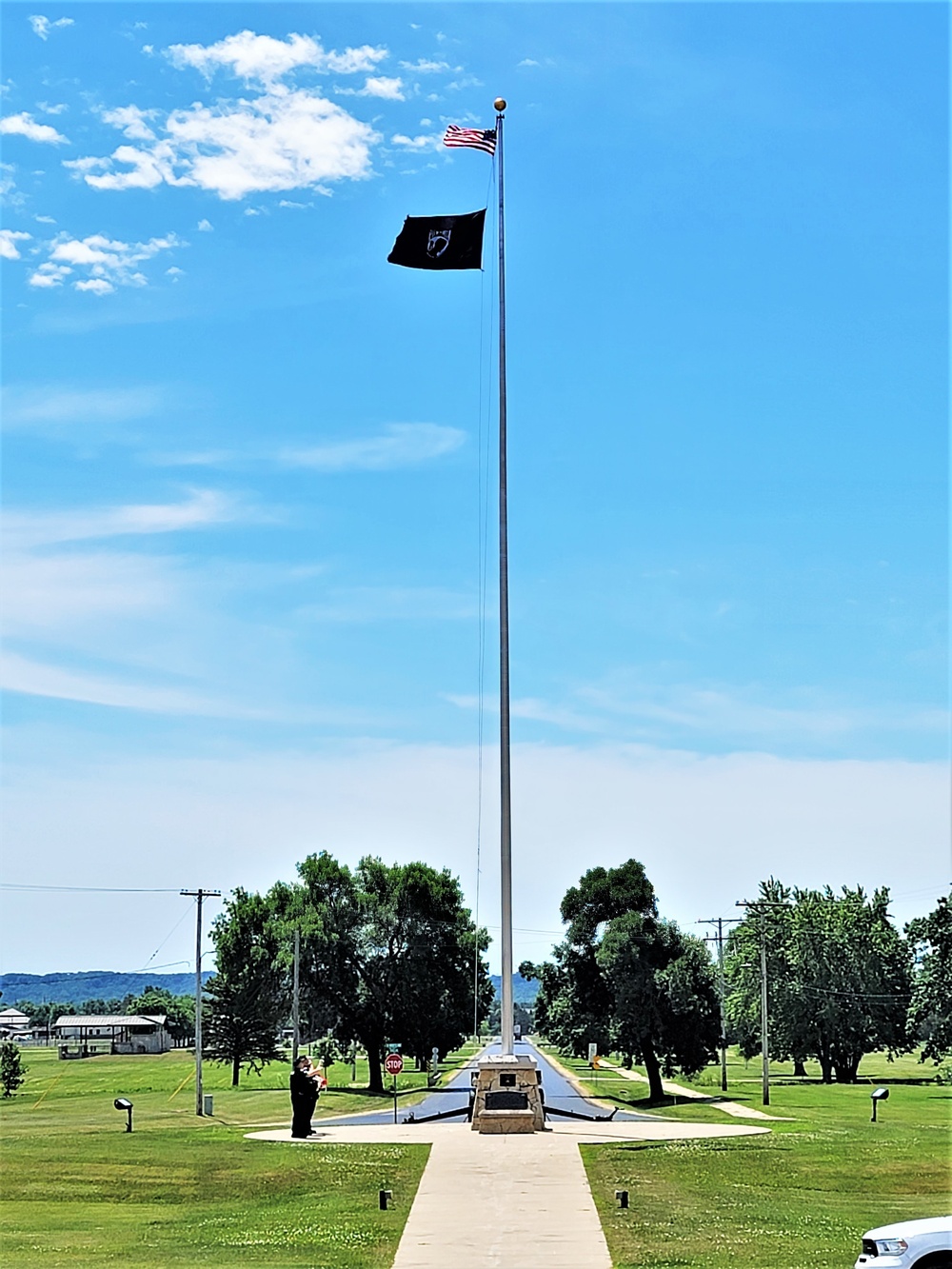 Fort McCoy police fly special flag for department