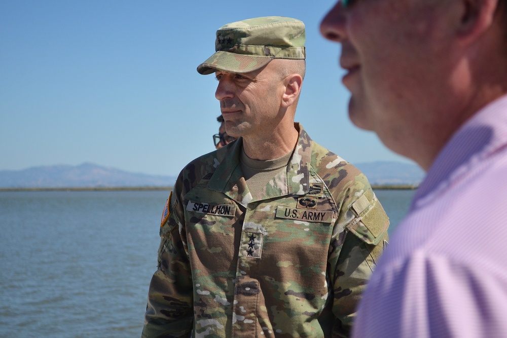 LTG Scott Spellmon visits Sacramento District