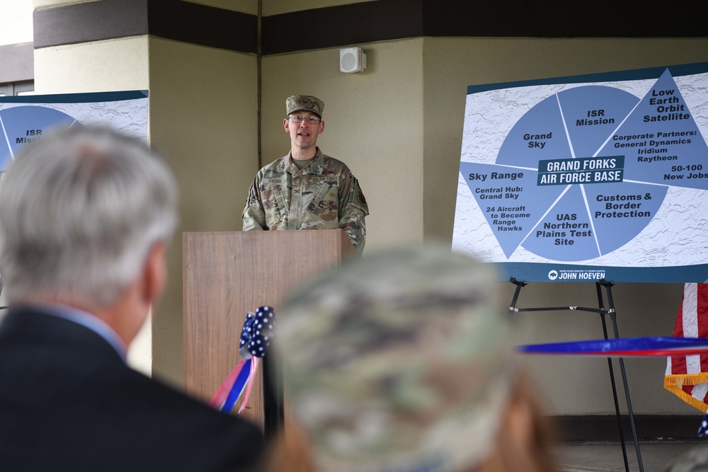 Space Development Agency, ND congressional leaders celebrate the basing of first ground operations and integration center at Grand Forks AFB