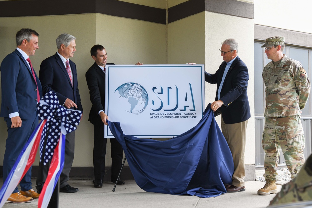 Space Development Agency, ND congressional leaders celebrate the basing of first ground operations and integration center at Grand Forks AFB