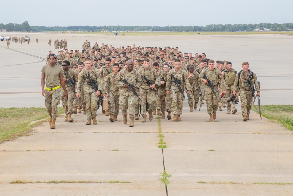 82nd Airborne Division Paratroopers Redeploy Home From Poland