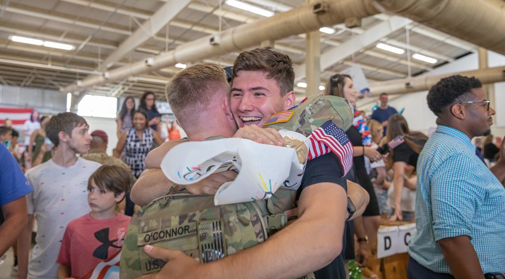 82nd Airborne Division Paratroopers Redeploy Home From Poland