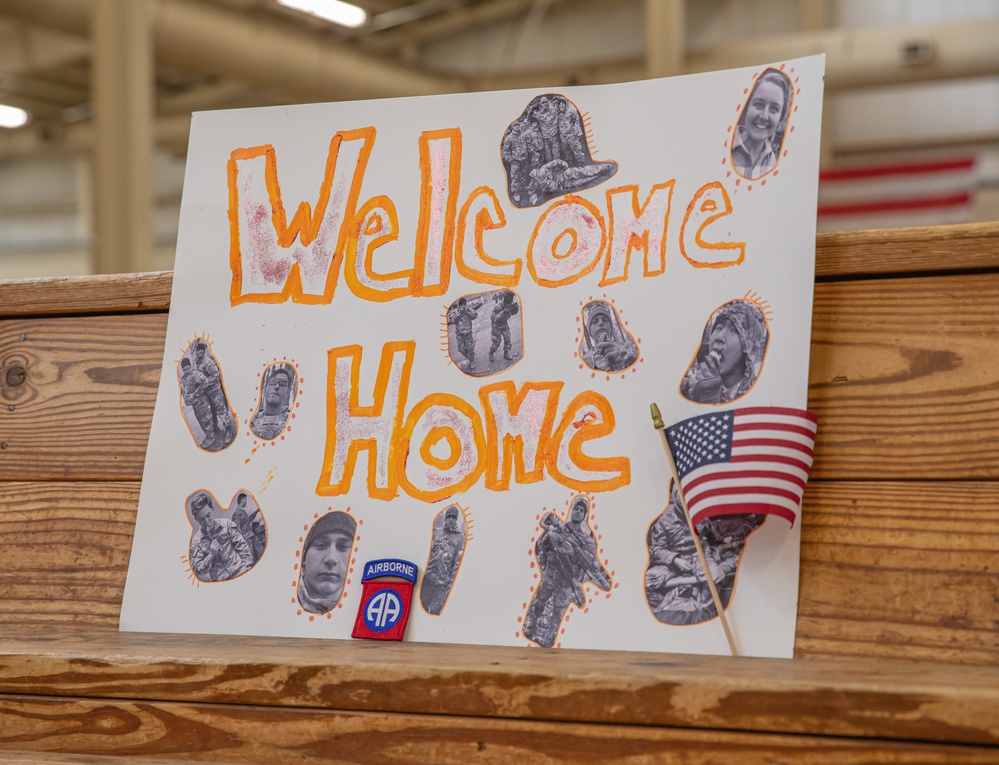 82nd Airborne Division Paratroopers Redeploy Home From Poland