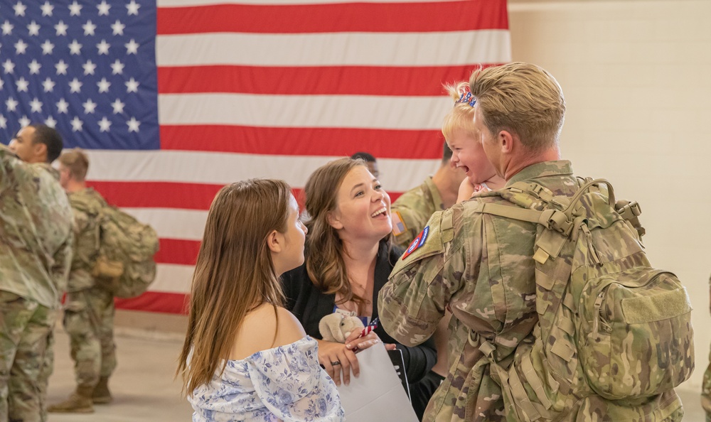 82nd Airborne Division Paratroopers Redeploy Home From Poland