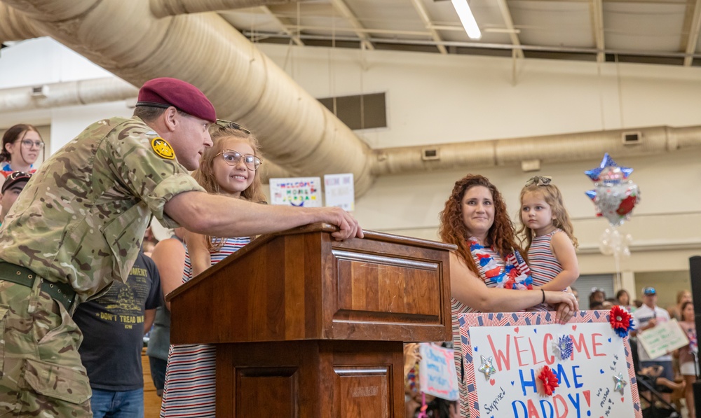 82nd Airborne Division Paratroopers Redeploy Home From Poland