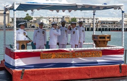 USS North Carolina Change of Command