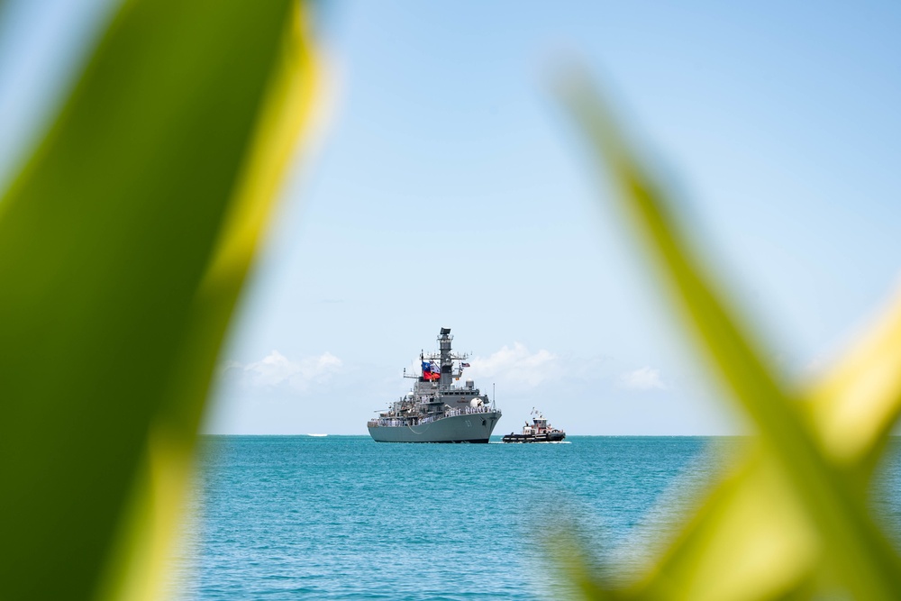CNS Almirante Lynch arrives at Pearl Harbor for RIMPAC 2022