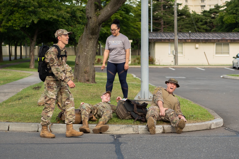 Misawa hosts Norwegian Foot March