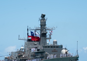 CNS Almirante Lynch arrives at Pearl Harbor for RIMPAC 2022