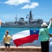 CNS Almirante Lynch arrives at Pearl Harbor for RIMPAC 2022