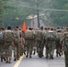 Thunder Soldiers participate in the Army Heritage 10K ruck march