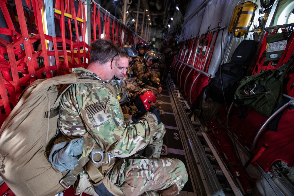 Special Operations Commands descend over Le Mont Saint Michel