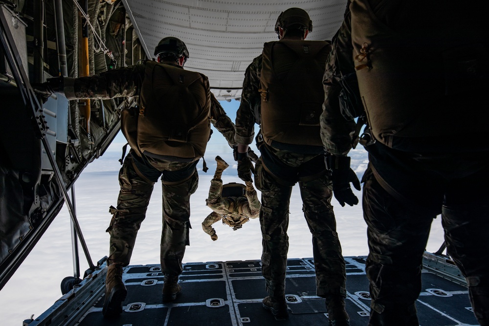 Special Operations Commands descend over Le Mont Saint Michel