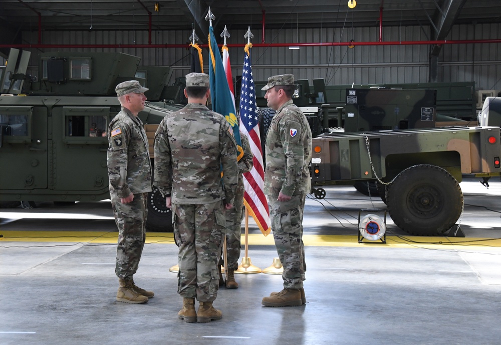 Change of Command ceremony June 16 2022 at the Zutendaal Army Prepositioned Stocks-2 worksite in Belgium