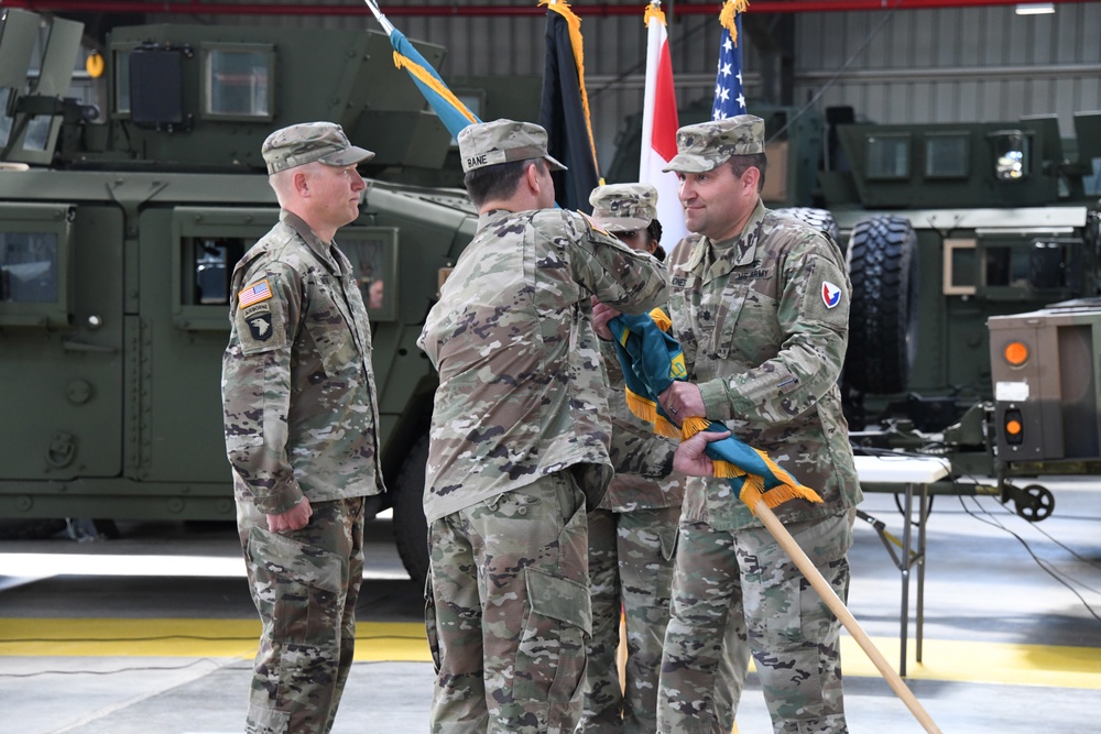 Change of Command ceremony June 16 2022 at the Zutendaal Army Prepositioned Stocks-2 worksite in Belgium