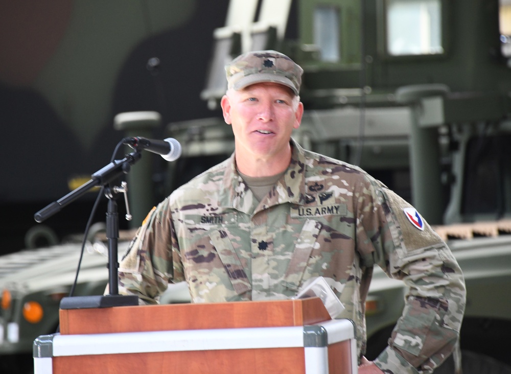 Change of Command ceremony June 16 2022 at the Zutendaal Army Prepositioned Stocks-2 worksite in Belgium