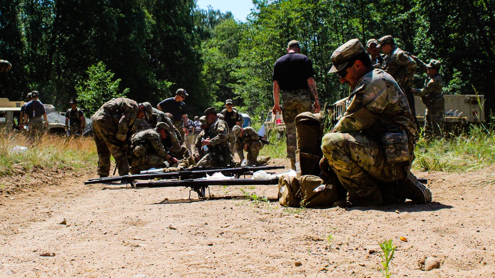 Spur Candidates Conduct Medical Lane During Spur Ride