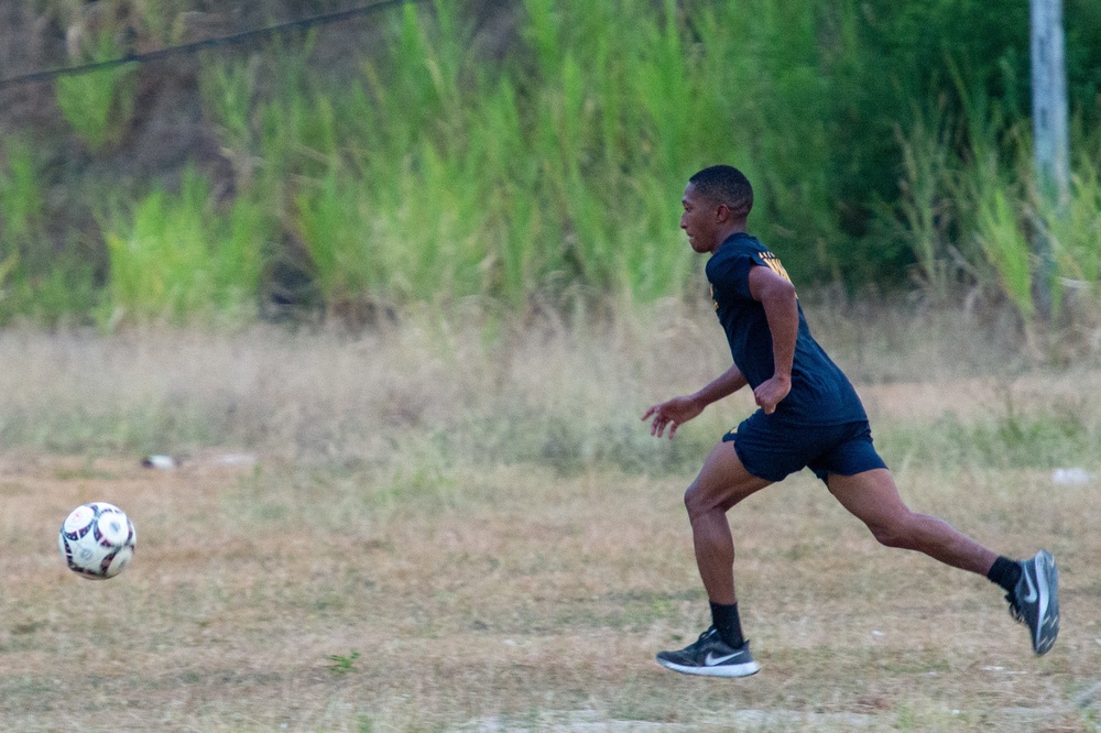 U.S. Navy Sailors and Partners Participate in a Host Nation Outreach Event at the Tuy An Sport Center