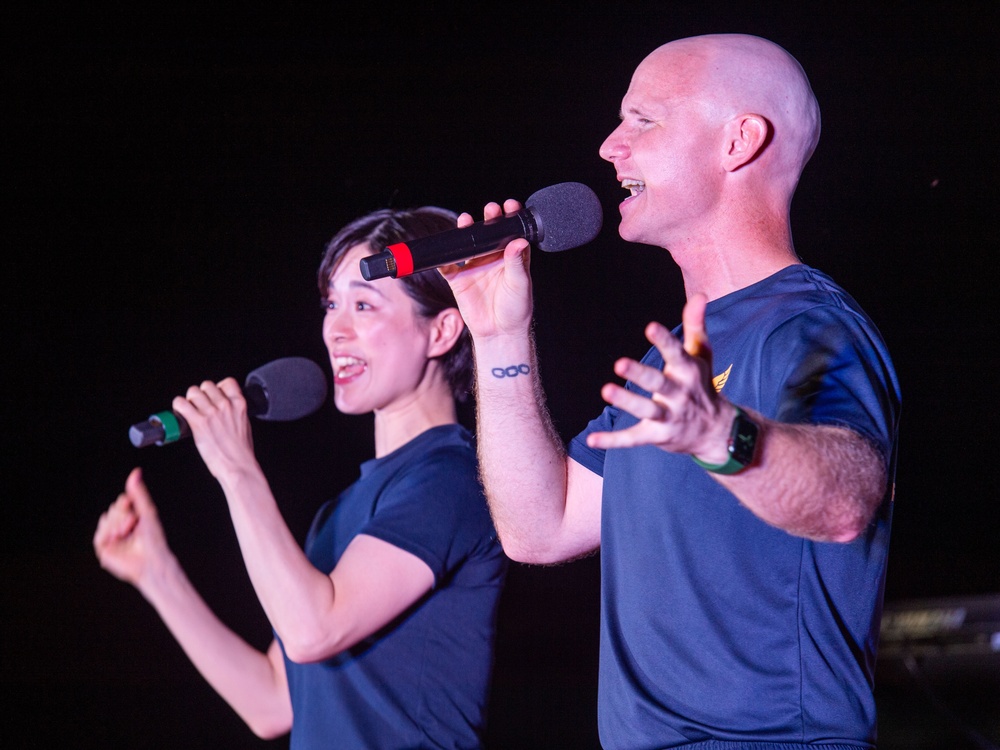 U.S. Navy Sailors and Partners Perform at a Host Nation Outreach Event at the Tuy An Sport Center