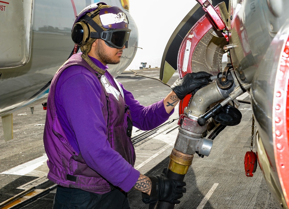 The Harry S. Truman Carrier Strike Group is on a scheduled deployment in the U.S. Naval Forces Europe area of operations, employed by U.S. Sixth Fleet to defend U.S., allied and partner interests.