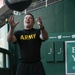 Service members participate in the Nationals HIIT workout