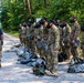 Spur Candidates Conduct CBRN Lane During the Spur Ride