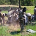 Spur Candidates Conduct CBRN Lane During the Spur Ride