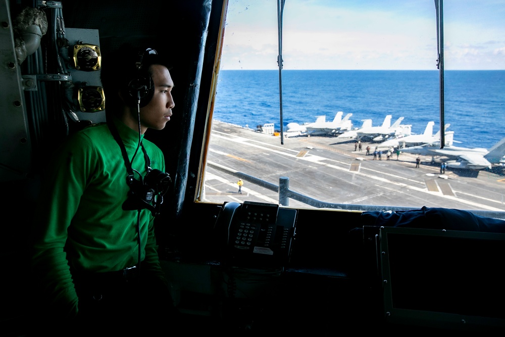 Flight Operations Aboard USS George H.W. Bush (CVN 77)