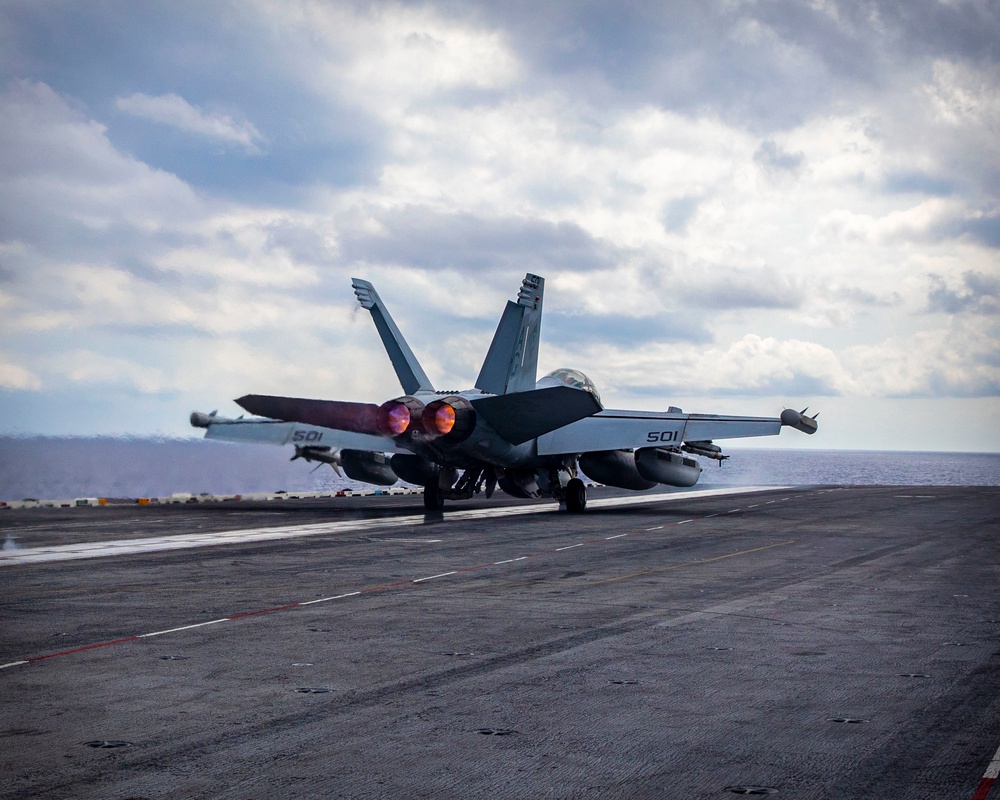 Flight Operations Aboard USS George H.W. Bush (CVN 77)