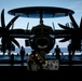 Carrier Airborne Early Warning Squadron (VAW) 121 Sailors Transport an E-2D Hawkeye Aircraft Aboard USS George H.W. Bush (CVN 77)