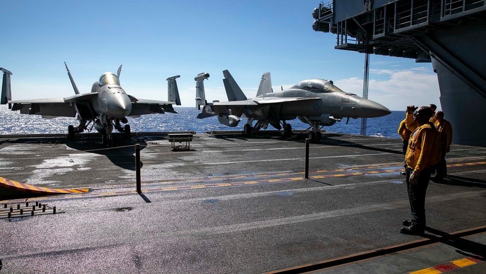 Flight Operations Aboard USS George H.W. Bush (CVN 77)