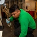 USS George H.W. Bush (CVN 77) Sailor Secures Bomb Hoist