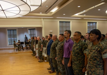 2d Intel Bn. Change on Command Ceremony