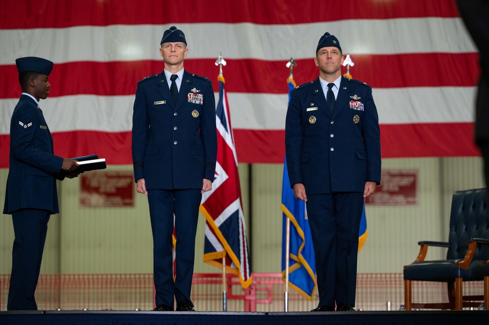 48th Fighter Wing change of command ceremony