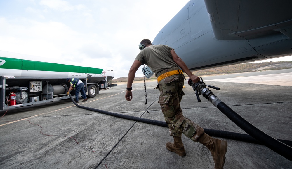 MacDill fuels Operation Noble Defender over Carribean Sea