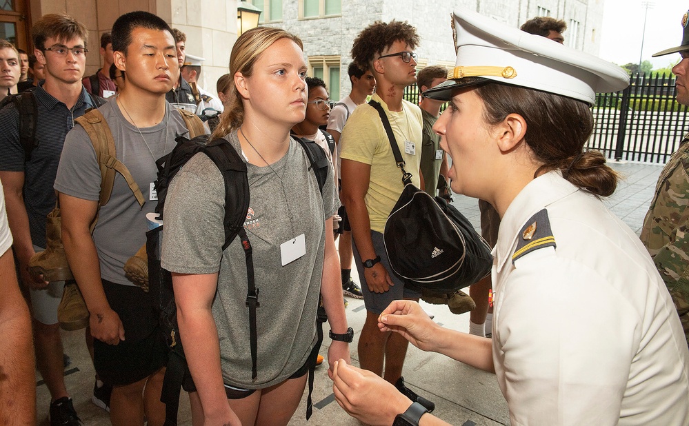 New cadets integrate into West Point during R-Day