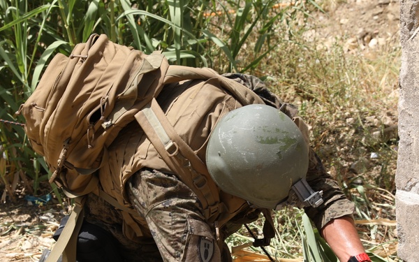 Tunisian and U.S. troops conduct EOD and medical training during Africa Lion 22