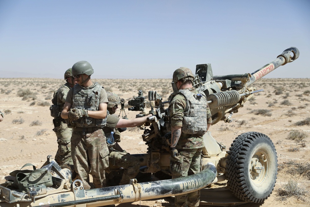 2nd Battalion, 218th Field Artillery Regiment partakes in African Lion 22 in Tunisia