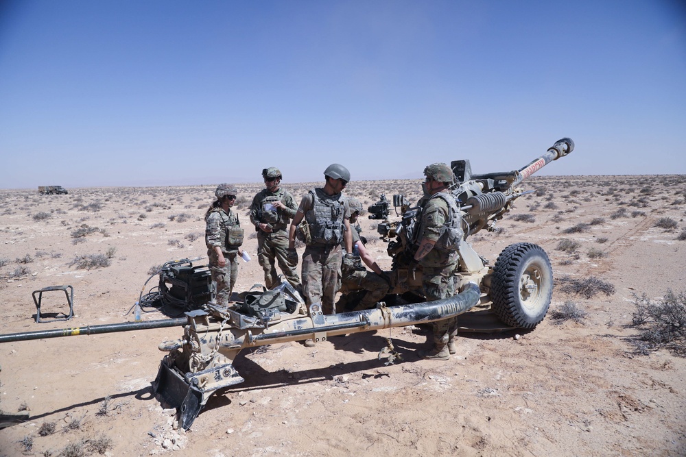 2nd Battalion, 218th Field Artillery Regiment partakes in African Lion 22 in Tunisia