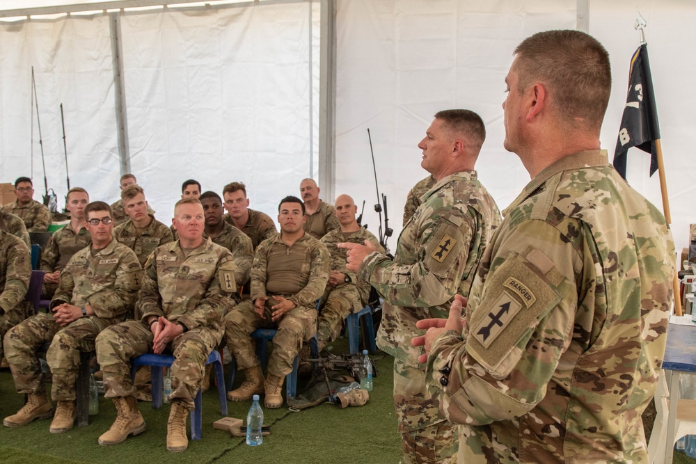 Michigan Guard's senior leadership visits during African Lion 22 in Tunisia