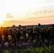 Spur Candidates Conduct a Ruck March During a Spur Ride