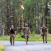 Spur Candidates Conduct a Ruck March During a Spur Ride