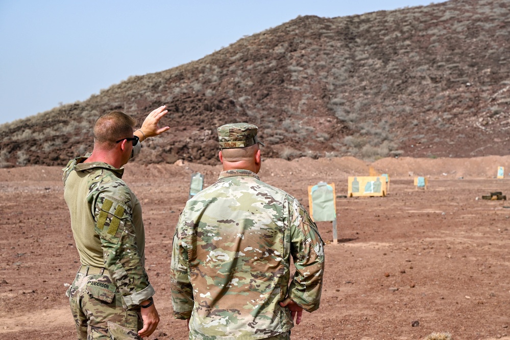 SFAB Conduct Counter IED Training at Range