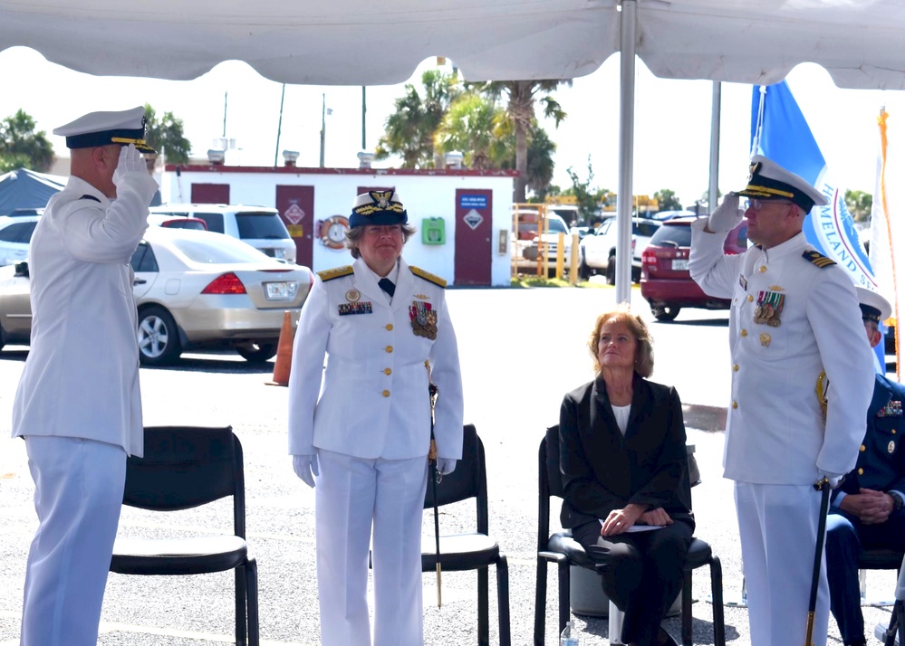 Coast Guard Cutter Resolute holds change of command ceremony